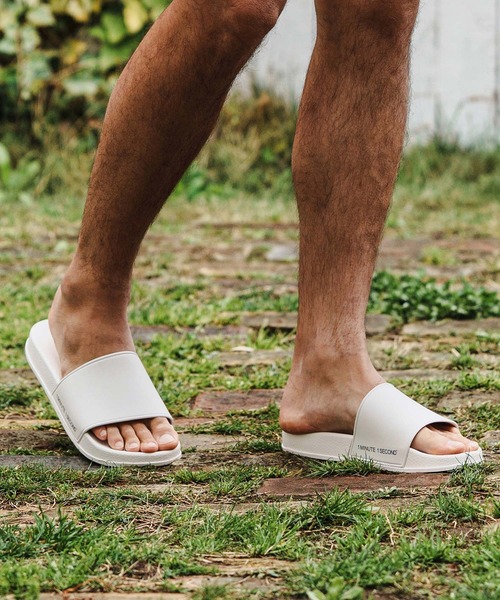 1minute 1second(ワンミニットワンセカンド)の「mko12746-shower sandals シャワーサンダル(サンダル・メンズ・ホワイト/ブラック・S/M/L/XL)」の4枚目の写真