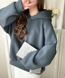 Java（ジャバ）の「《JaVaジャバコラボ》ゆるっとダボっとシンプル可愛い♪ダンボール刺繍パーカー（パーカー）」