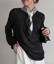 Rashik | サイドスリットシアートップス(Tシャツ/カットソー)