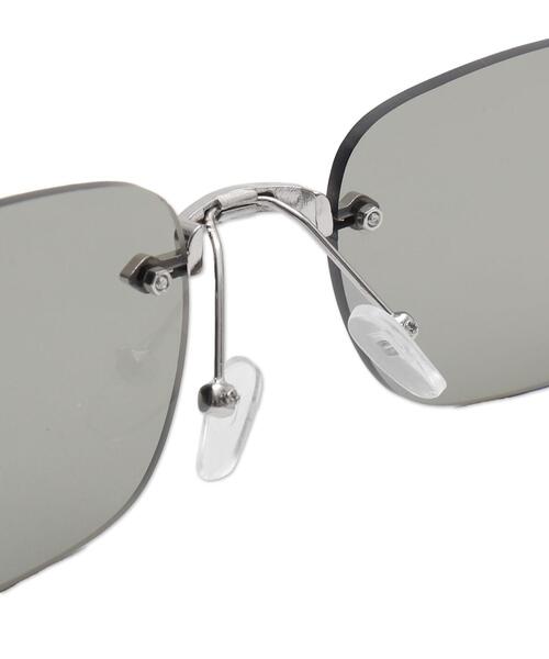 WEGO（ウィゴー）の「WEGO/リムレスカラーレンズデザインアイウェア（サングラス・レディース・ブラウン/その他1/ブラック系その他・FREE）」の12枚目の写真