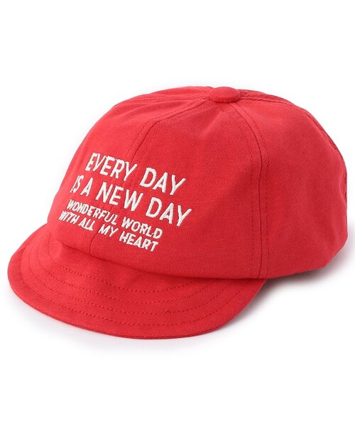 BREEZE（ブリーズ）の「【Bpop】キャップ（キャップ・キッズ・アイボリー/レッド/インディゴブルー・46/48）」の3枚目の写真