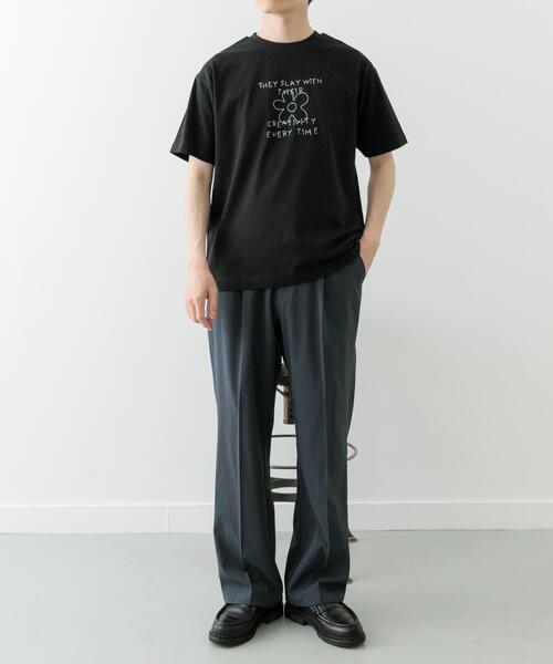 ITEMS URBANRESEARCH(アイテムズ アーバンリサーチ)の「レタード刺繍Tシャツ creativity(Tシャツ/カットソー・メンズ・チャコールグレー/ブラック/ホワイト・MEDIUM/LARGE)」の13枚目の写真