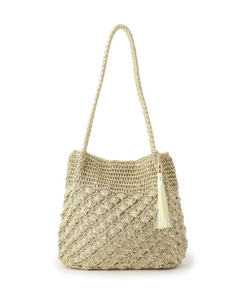 Sunauna(スーナウーナ)の「◆【こなれ見え!/肩掛け可能/軽量】メタリックトートバッグ(トートバッグ・レディース・シルバー/ゴールド/ブラック・00)」の3枚目の写真