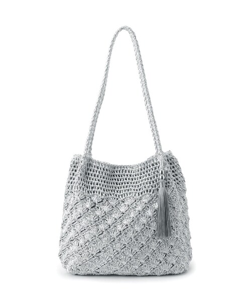 Sunauna(スーナウーナ)の「◆【こなれ見え!/肩掛け可能/軽量】メタリックトートバッグ(トートバッグ・レディース・シルバー/ゴールド/ブラック・00)」の4枚目の写真