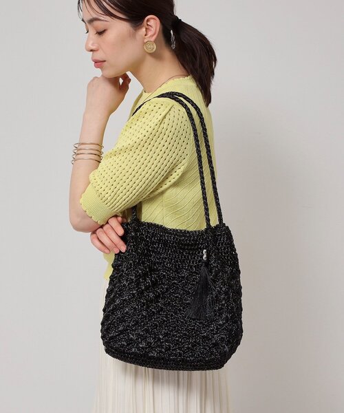 Sunauna(スーナウーナ)の「◆【こなれ見え!/肩掛け可能/軽量】メタリックトートバッグ(トートバッグ・レディース・シルバー/ゴールド/ブラック・00)」の16枚目の写真