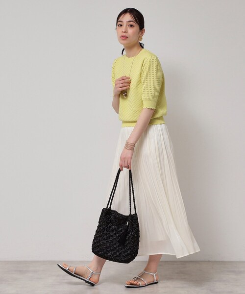 Sunauna(スーナウーナ)の「◆【こなれ見え!/肩掛け可能/軽量】メタリックトートバッグ(トートバッグ・レディース・シルバー/ゴールド/ブラック・00)」の17枚目の写真