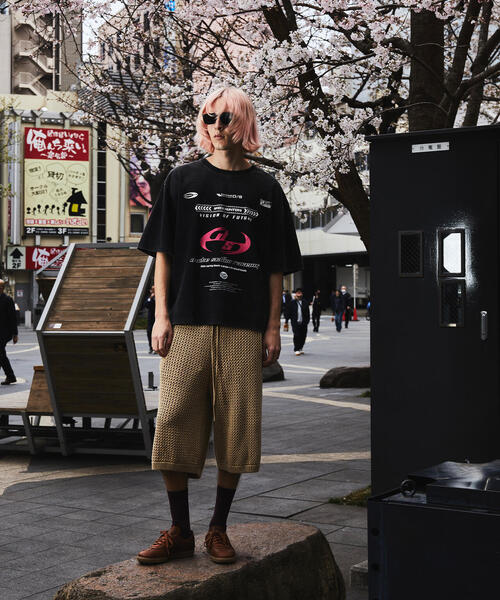 大人気【DankeSchon/ダンケシェーン】POWDER RACE PINK Tシャツ DankeSchon/ダンケシェーン/POWDER S/S TEE RACE PINK（Tシャツ