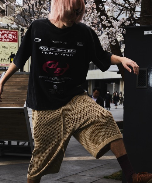 DankeSchon POWDER S/S TEE RACE PINK Tシャツ ピンク DankeSchon/ダンケシェーン/POWDER S/S TEE RACE PINK | L.H.P