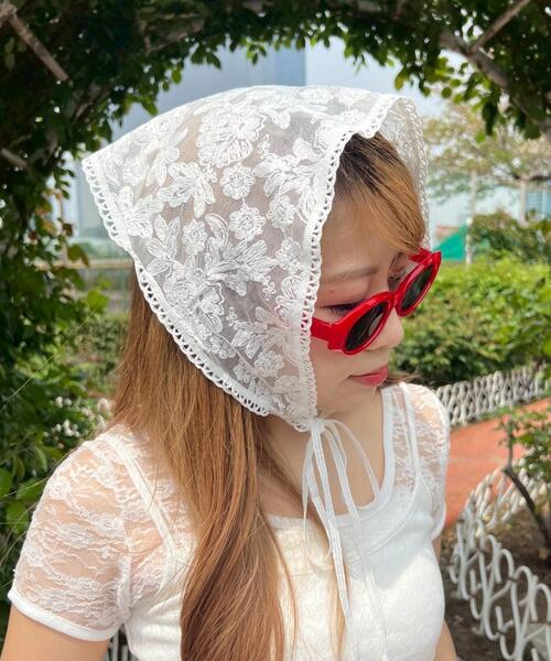 WEGO(ウィゴー)の「WEGO/レースバブーシュカ(その他ヘアアクセサリー・レディース・その他1/その他2/その他3・FREE)」の1枚目の写真