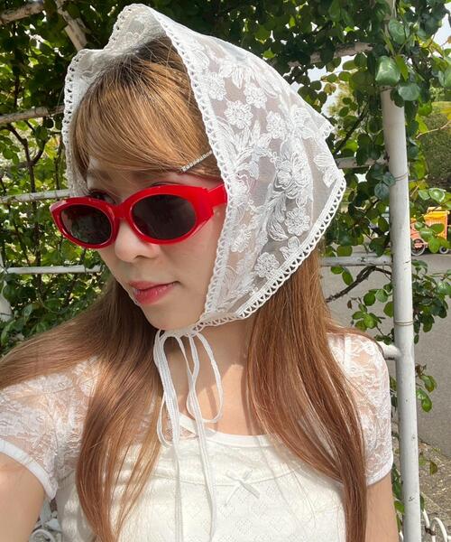 WEGO(ウィゴー)の「WEGO/レースバブーシュカ(その他ヘアアクセサリー・レディース・その他1/その他2/その他3・FREE)」の5枚目の写真