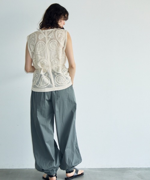 ブランク blank See Through Rose Shirt By UNFOLLOW シャツ アイボリー サイズ：1 メッシュレースタンク（シャツ/ブラウス）｜full/fill