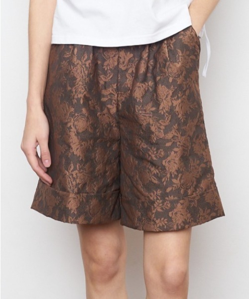 Muel Chic（ミュエルシック）の「Effie short pants エフィーショートパンツ（その他パンツ・レディース・オフホワイト/ブラウン/ブラック・MEDIUM/SMALL）」の17枚目の写真