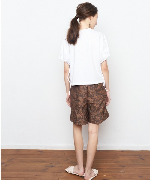 Muel Chic（ミュエルシック）の「Effie short pants エフィーショートパンツ（その他パンツ・レディース・オフホワイト/ブラウン/ブラック・MEDIUM/SMALL）」の14枚目の写真