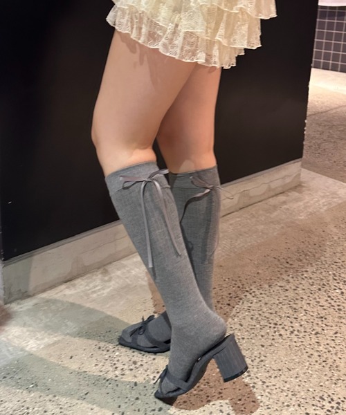 FOREVER 21（フォーエバー トゥエンティーワン）の「【2025SS】アソートリボンサンダル（サンダル・レディース・ストライプ/ブラック・LARGE/MEDIUM）」の22枚目の写真