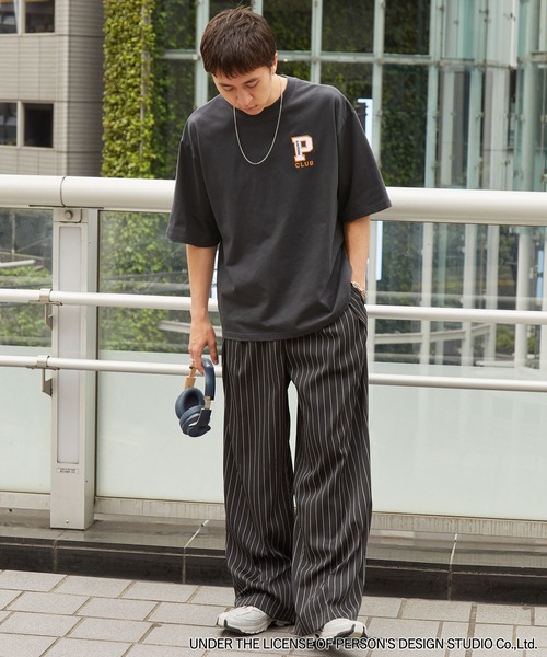 PERSON'S（パーソンズ）の「PERSON'S/パーソンズ 別注 グラフィックデザインプリント 刺繍 半袖Tシャツ（Tシャツ/カットソー・レディース・スミクロ/ホワイト/ブラック系/オフホワイト・L/M）」の20枚目の写真