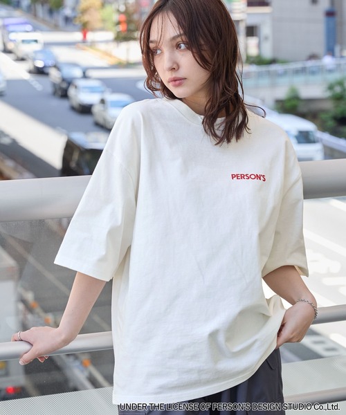 PERSON'S/パーソンズ 別注 グラフィックデザインプリント 刺繍