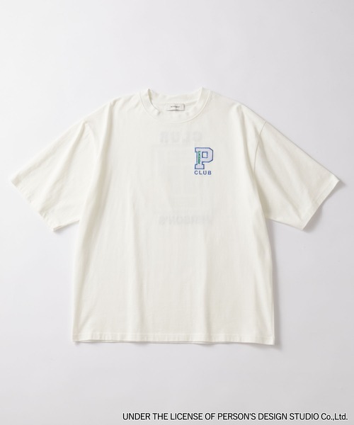 PERSONZ 　30thTシャツ PERSON'S/パーソンズ 別注 グラフィックデザインプリント 刺繍