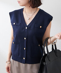 トップス Nao セール】オーバルネック ドット トップス カットソー（Tシャツ