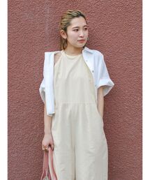 Ungrid | サッカーストライプハーフスリーブショートシャツ(シャツ/ブラウス)