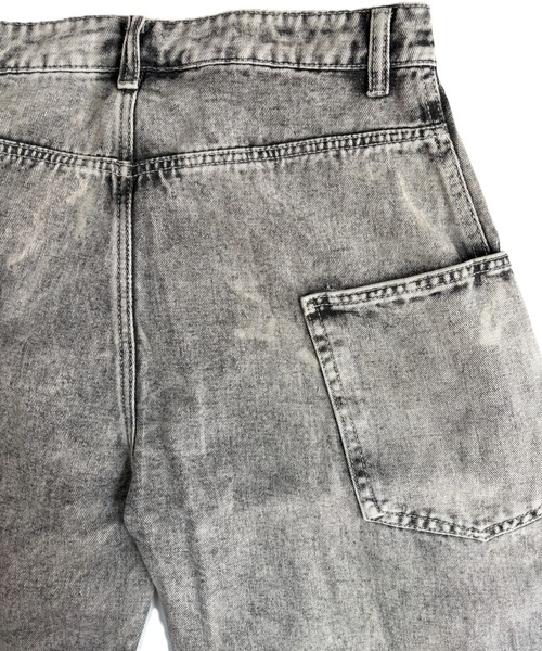 CANVAS+(キャンバスプラス)の「【CANVAS+】サイドポケットバレルーズデニムパンツ(デニムパンツ・レディース・グレー・L/M/S)」の5枚目の写真