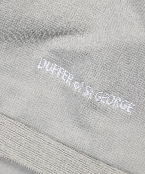 The DUFFER of ST.GEORGE（ザダファーオブセントジョージ）の「「AIR FLEX」MOSS STITCH SKIPPER POLO：高収縮機能素材「エアフレックス」鹿の子編み スキッパーポロシャツ（ポロシャツ・メンズ・ネイビー/ライトグレー/ホワイト・X-LARGE/LARGE/MEDIUM）」の20枚目の写真