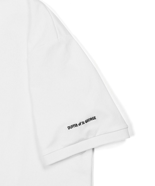 The DUFFER of ST.GEORGE（ザダファーオブセントジョージ）の「「AIR FLEX」MOSS STITCH SKIPPER POLO：高収縮機能素材「エアフレックス」鹿の子編み スキッパーポロシャツ（ポロシャツ・メンズ・ネイビー/ライトグレー/ホワイト・X-LARGE/LARGE/MEDIUM）」の16枚目の写真