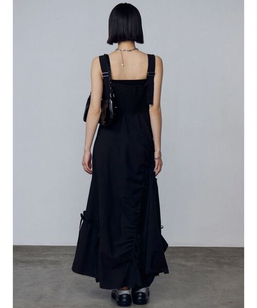 EMODA（エモダ）の「アシンメトリードローマキシワンピース（ワンピース・レディース・グレー/ブラック/ホワイト・FREE）」の20枚目の写真