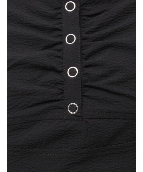 EMODA（エモダ）の「アシンメトリードローマキシワンピース（ワンピース・レディース・グレー/ブラック/ホワイト・FREE）」の7枚目の写真