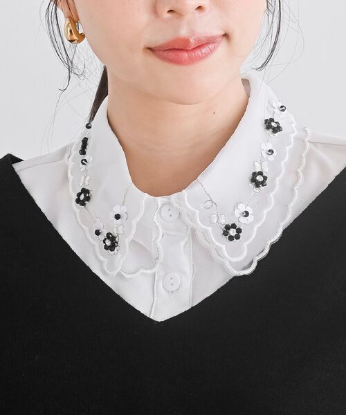 rps(アールピーエス)の「付け襟(付け襟・レディース・ホワイト系その他3/オフホワイト/ホワイト系その他2・フリー)」の2枚目の写真