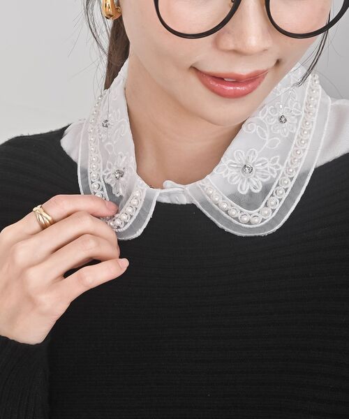 rps(アールピーエス)の「付け襟(付け襟・レディース・ホワイト系その他3/オフホワイト/ホワイト系その他2・フリー)」の1枚目の写真