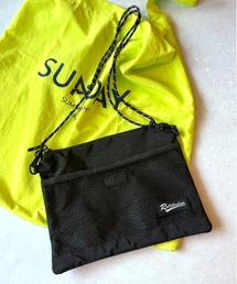 lit.Cy（リットシー）の「メッシュフラットナイロンサコッシュ（ショルダーバッグ・メンズ）」