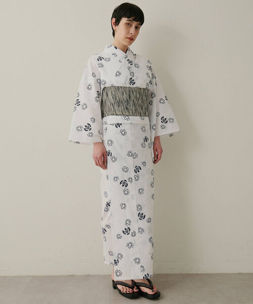 完売　Whim Gazette デザイン 大人お洒落　浴衣 定価79200円 完売 Whim Gazette デザイン 大人お洒落 浴衣 定価79200円