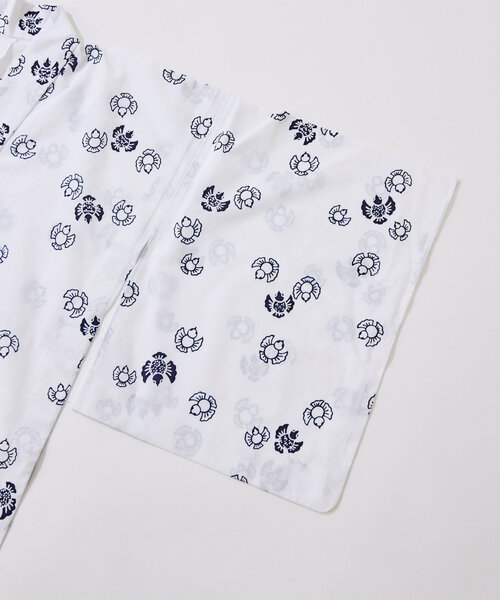 メゾンドボーテ 浴衣 maison de soil メゾン ド ソイル コットン ゲンチアナ フラワー