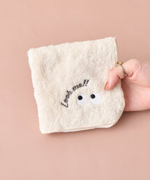 BIRTHDAY BAR | おめめ　刺繍タオルハンカチ(ハンカチ/ハンドタオル)