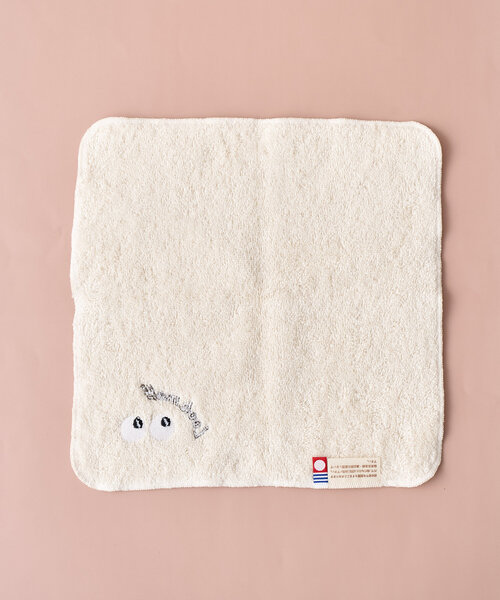 BIRTHDAY BAR（バースデイバー）の「おめめ　刺繍タオルハンカチ（ハンカチ/ハンドタオル・レディース・アイボリー/ブラウン・0）」の4枚目の写真
