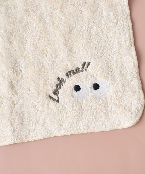 BIRTHDAY BAR（バースデイバー）の「おめめ　刺繍タオルハンカチ（ハンカチ/ハンドタオル・レディース・アイボリー/ブラウン・0）」の5枚目の写真