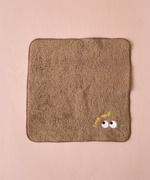 BIRTHDAY BAR（バースデイバー）の「おめめ　刺繍タオルハンカチ（ハンカチ/ハンドタオル・レディース・アイボリー/ブラウン・0）」の14枚目の写真