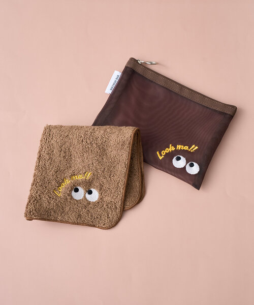 BIRTHDAY BAR（バースデイバー）の「おめめ　刺繍タオルハンカチ（ハンカチ/ハンドタオル・レディース・アイボリー/ブラウン・0）」の19枚目の写真