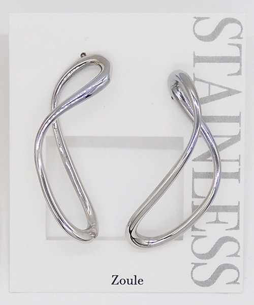 Zoule(ゾーラ)の「Zoule ゾーラ:ステンレスシリーズ stainless P-62 ステンレス ピアス(ピアス(両耳用)・レディース・シルバー/ゴールド・FREE)」の13枚目の写真