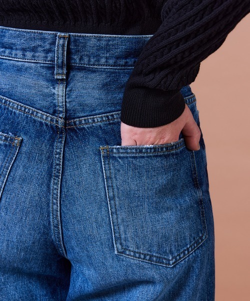 DOUBLE STANDARD CLOTHING（ダブルスタンダードクロージング）の「13.5oz デニムパンツ（デニムパンツ・レディース・インディゴブルー・34/36/38）」の2枚目の写真