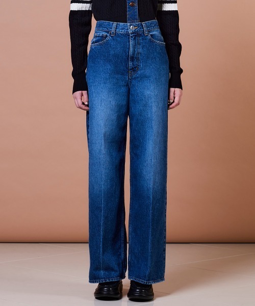 DOUBLE STANDARD CLOTHING（ダブルスタンダードクロージング）の「13.5oz デニムパンツ（デニムパンツ・レディース・インディゴブルー・34/36/38）」の7枚目の写真