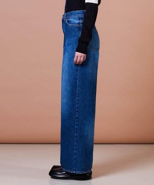 DOUBLE STANDARD CLOTHING（ダブルスタンダードクロージング）の「13.5oz デニムパンツ（デニムパンツ・レディース・インディゴブルー・34/36/38）」の8枚目の写真