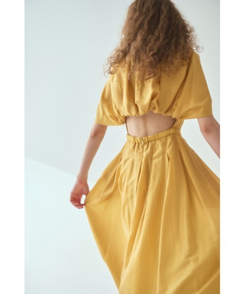 Estella.K エステラケー　イエロー オフショルダー ワンピース 新品未使用☆【エステラケー】オフショルダーワンピース