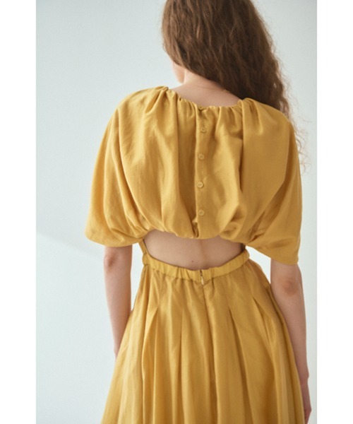 セール】Lizzie Dress バルーンケープカットアウトドレス