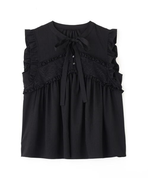 PROPORTION BODY DRESSING(プロポーションボディドレッシング)の「レースドッキングボウタイブラウス / 1215210612(シャツ/ブラウス・レディース・ブラック/ブルー/ホワイト・FREE)」の20枚目の写真