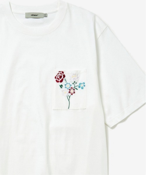 rehacer(レアセル)の「rehacer : Retro Flower Relax Fit T-Shirt / レトロ フラワーリラックスフィットTシャツ(Tシャツ/カットソー・メンズ・ブラック/ホワイト・SMALL/MEDIUM/LARGE/X-LARGE)」の11枚目の写真