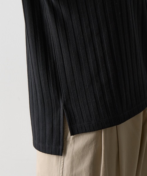 COLONY 2139（コロニートゥーワンスリーナイン）の「布帛ポロ衿リブトップス（ポロシャツ・レディース・ブラック/ホワイト/ブラウン/ピンク・FREE）」の19枚目の写真