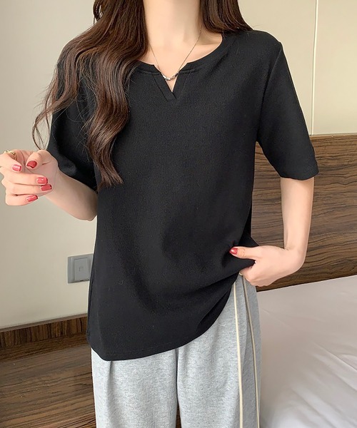 セール】キーネックTシャツ（Tシャツ/カットソー）｜Girly Doll