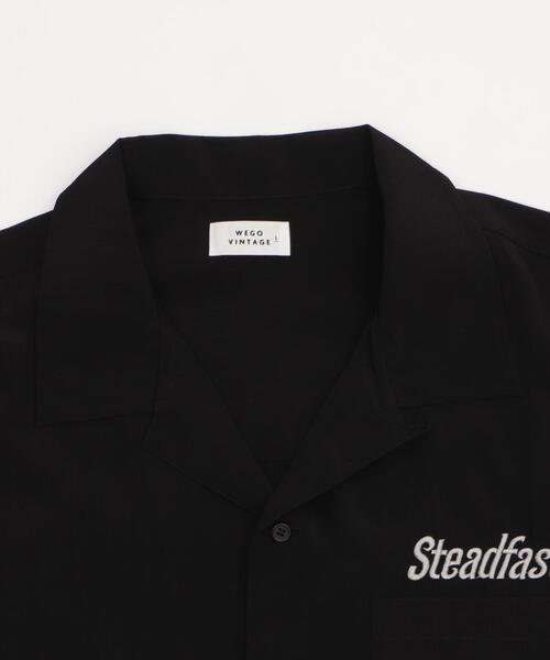 WEGO（ウィゴー）の「WEGO/オープンカラーグラフィックシャツ（シャツ/ブラウス・メンズ・ブラック系その他/ブラック・MEDIUM/LARGE）」の19枚目の写真