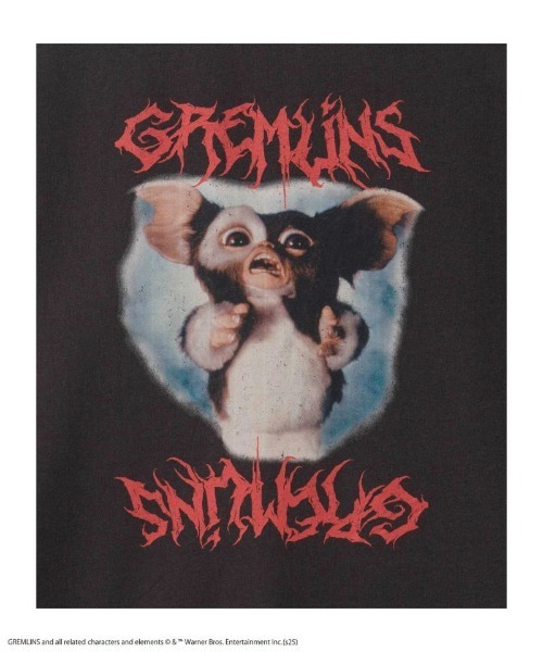 Mac-House(マックハウス)の「【別注デザイン】 GREMLINS ホラーデザインTシャツ(Tシャツ/カットソー・メンズ・オートミール/チャコールグレー・M/L/XL)」の6枚目の写真